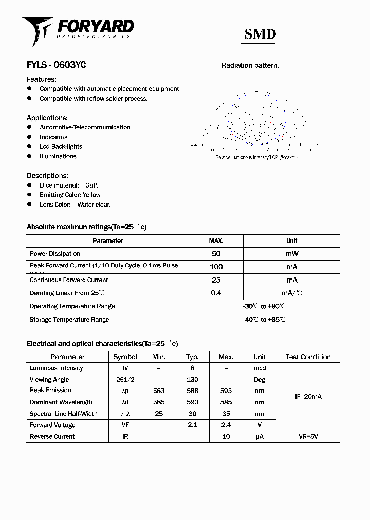 FYLS-0603YC_2744671.PDF Datasheet