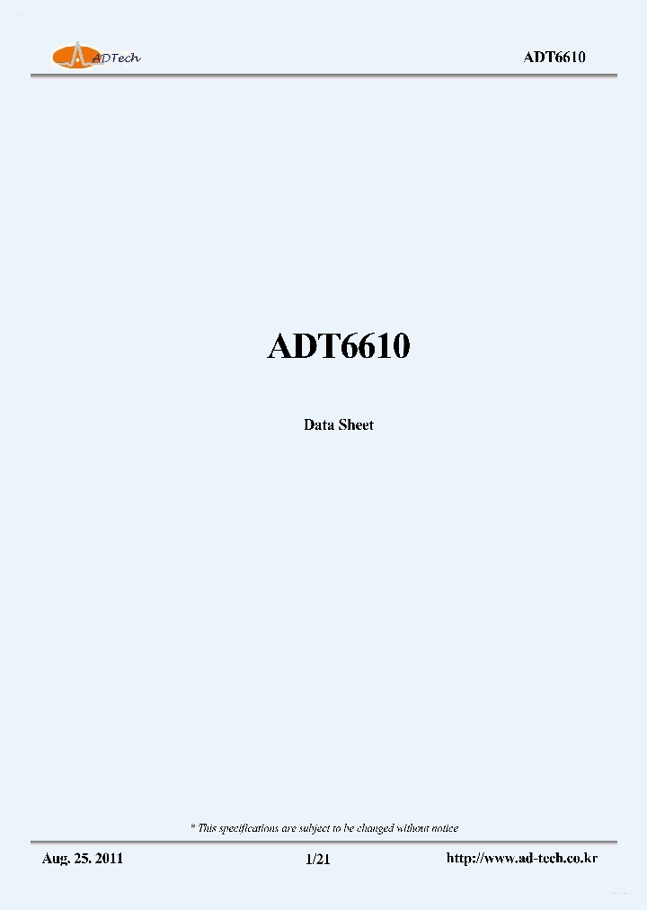 ADT6610_2746144.PDF Datasheet