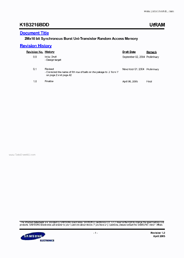 K1B3216BDD_2746496.PDF Datasheet