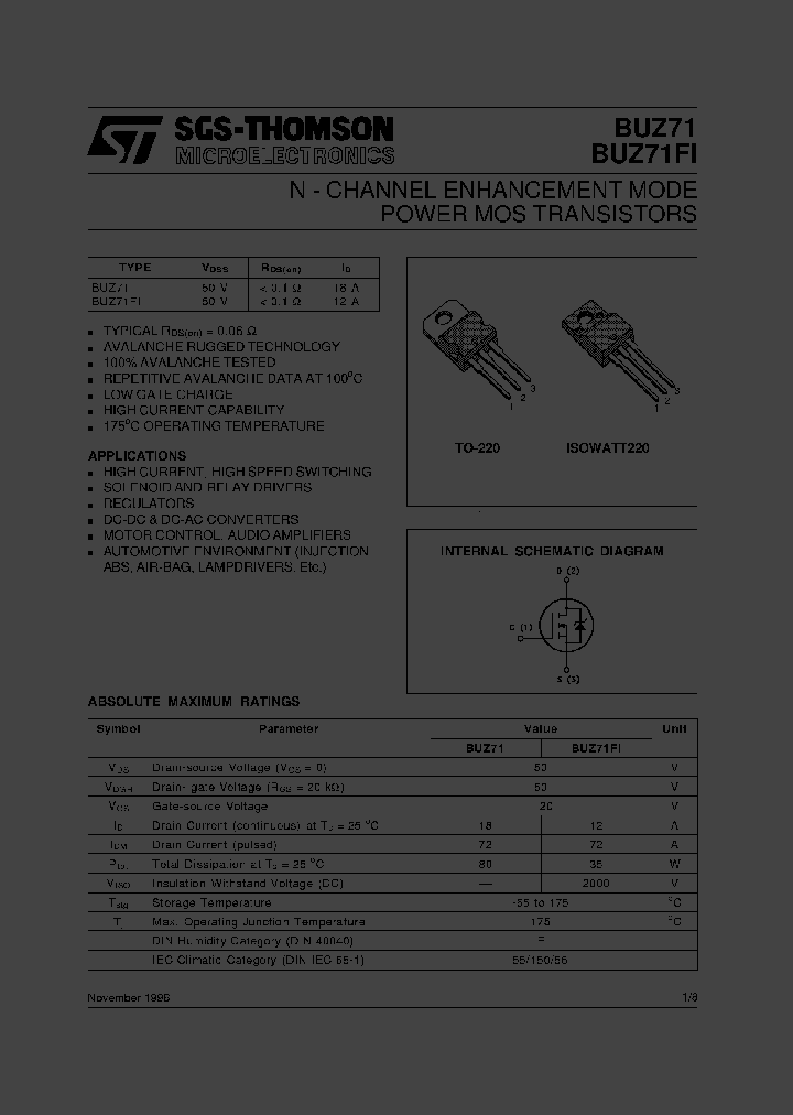 BUZ71FI_2747774.PDF Datasheet