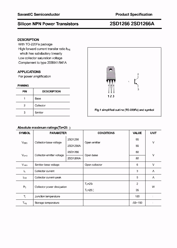 2SD1266_2748179.PDF Datasheet