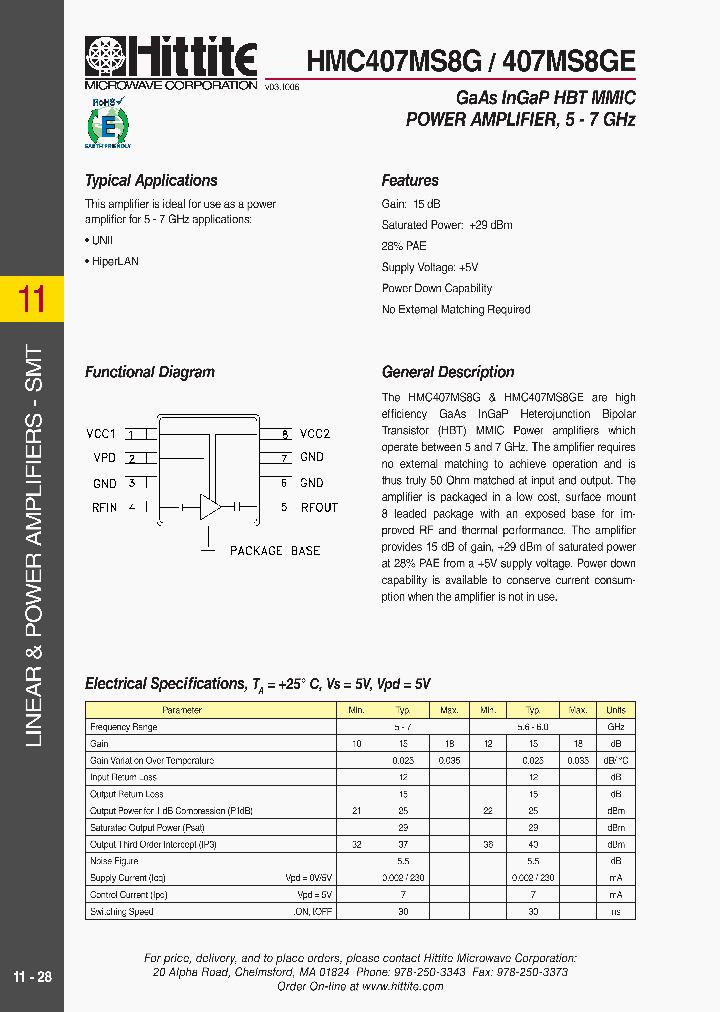 HMC407MS8G_2749115.PDF Datasheet