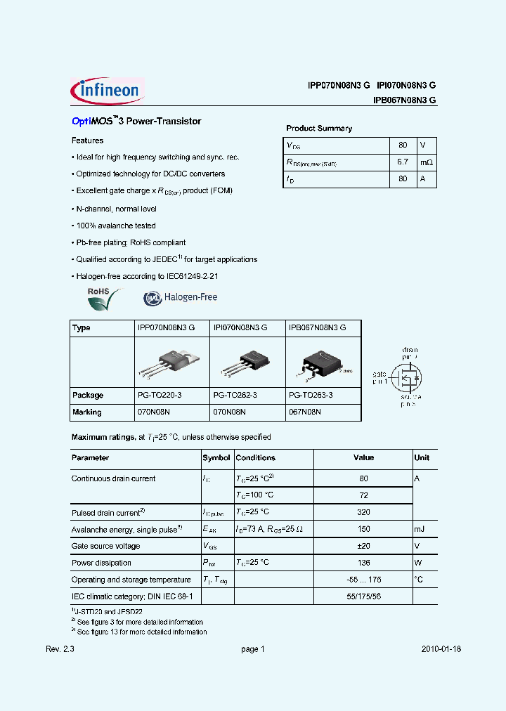 IPP070N08N3G_2749864.PDF Datasheet