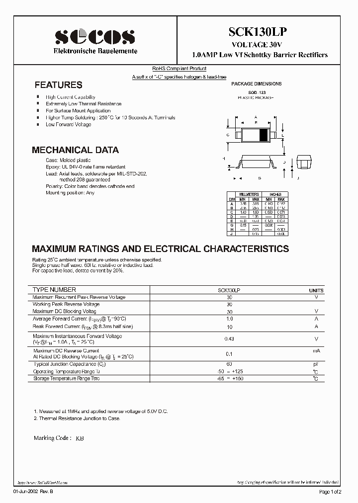 SCK130LP_2749922.PDF Datasheet