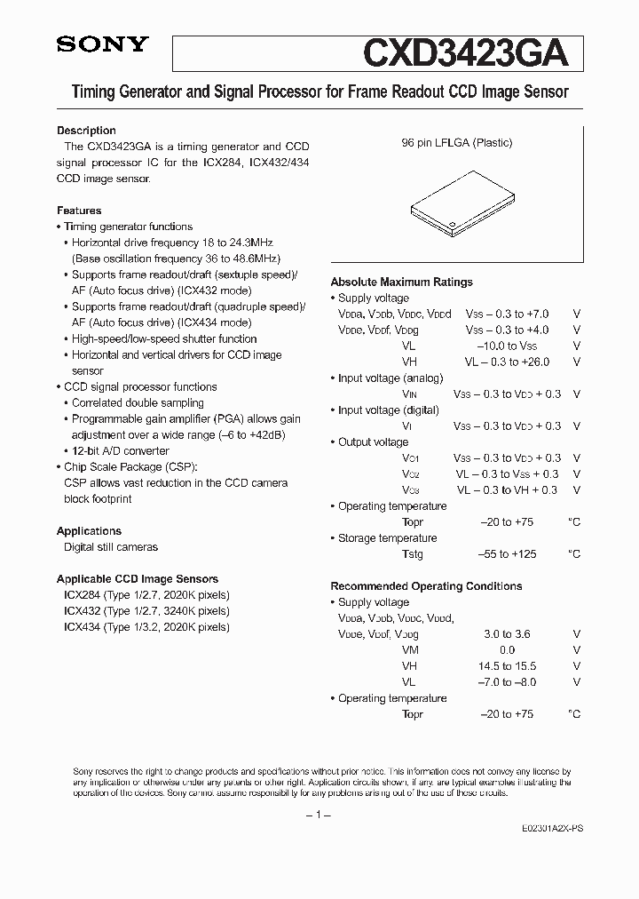 CXD3423GA_2750495.PDF Datasheet