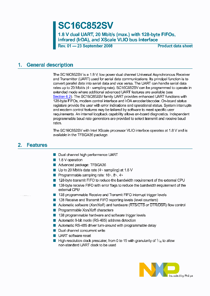 SC16C852SV_2750708.PDF Datasheet