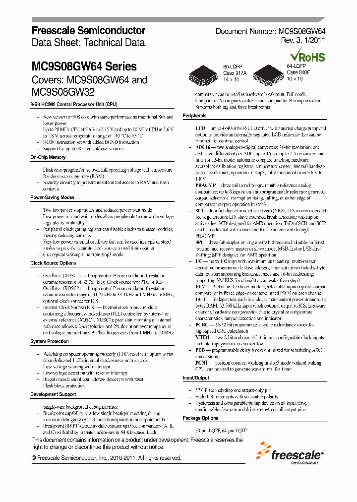 MC9S08GW64_2750922.PDF Datasheet
