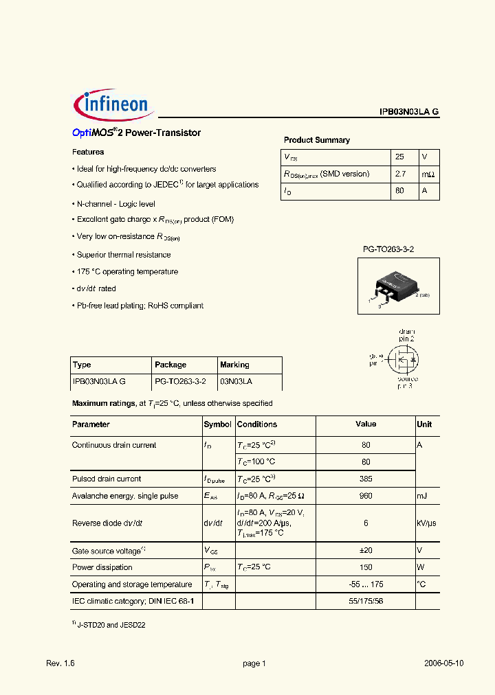 IPB03N03LAG_2753997.PDF Datasheet
