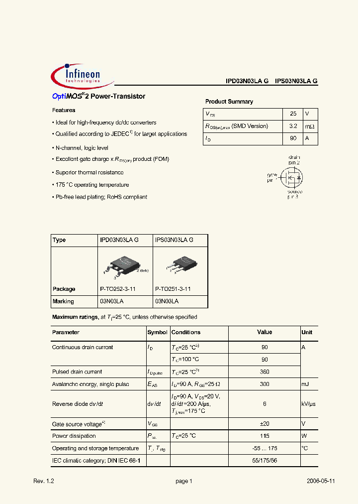 IPD03N03LAG_2754005.PDF Datasheet
