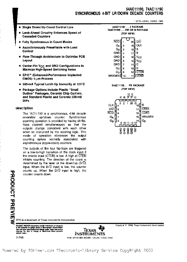 54AC11190FK_2754726.PDF Datasheet