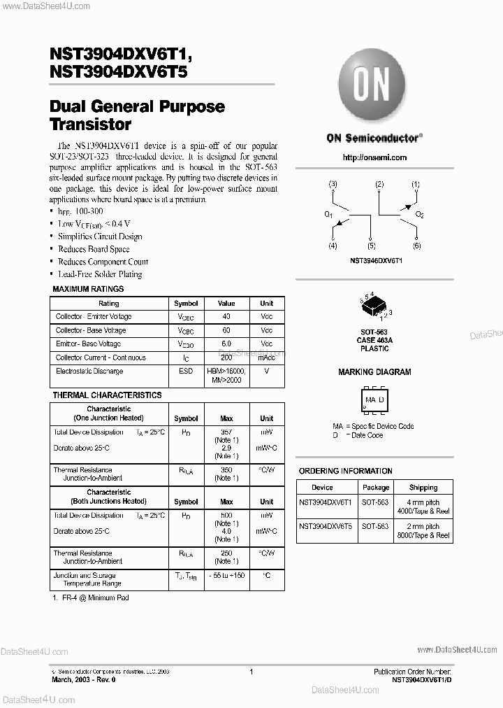 NST3904DXV6T1_2755159.PDF Datasheet