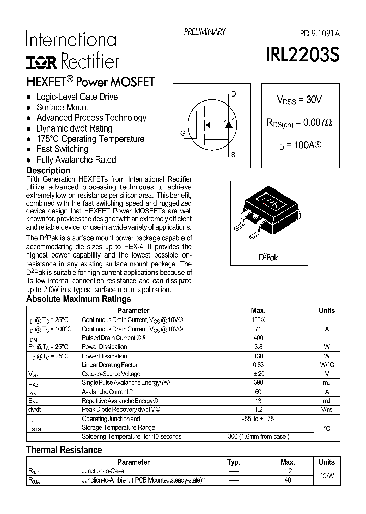 IRL2203S_2755934.PDF Datasheet