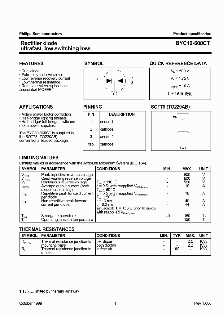 BYC10-600CT_2756595.PDF Datasheet