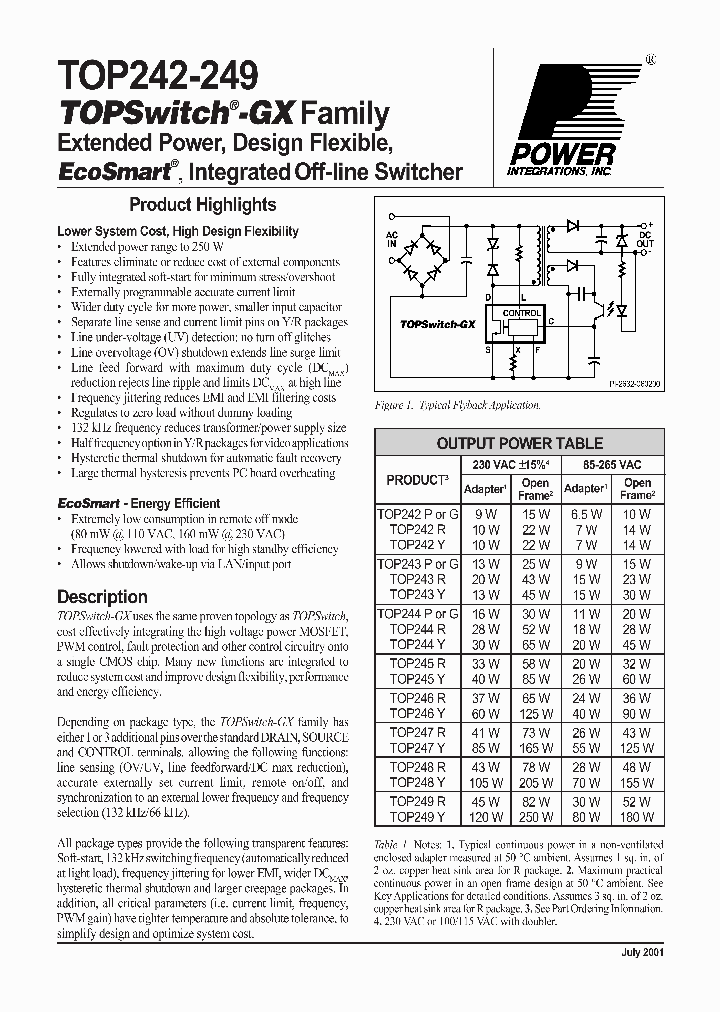 TOP247R_2757271.PDF Datasheet
