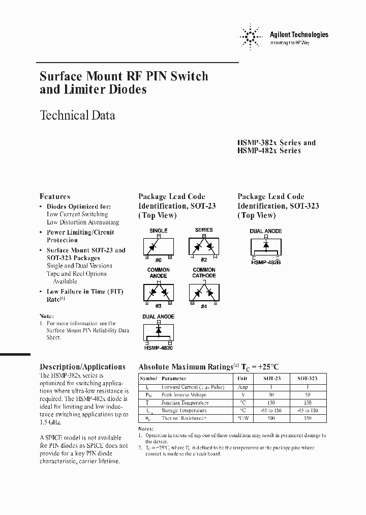 HSMP-482B_2757566.PDF Datasheet