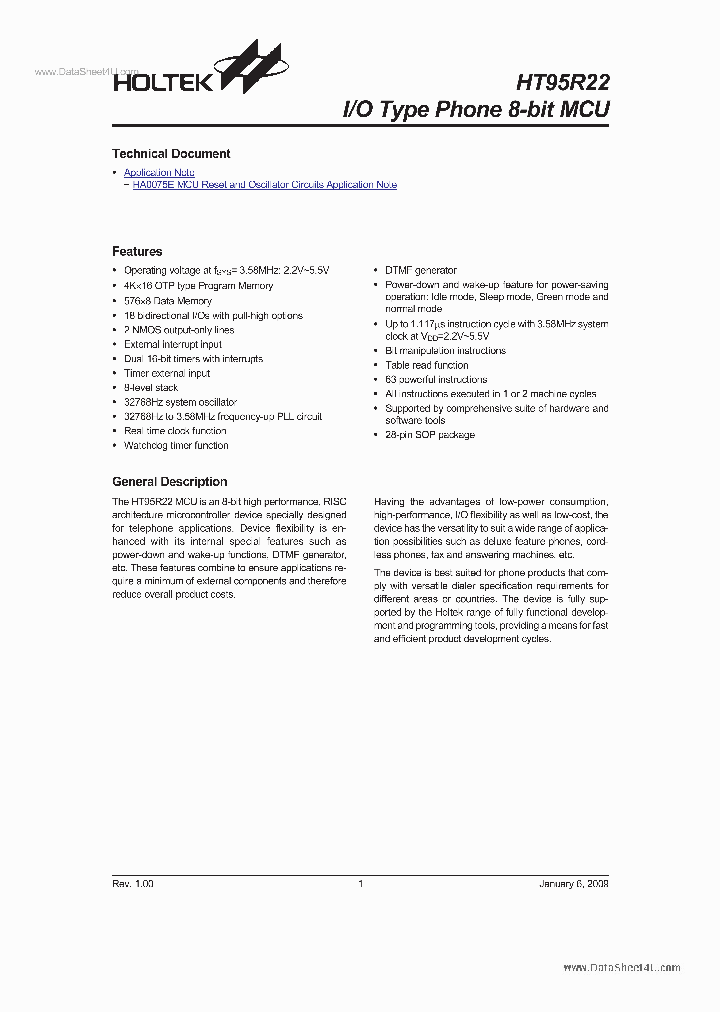 HT95R22_2758362.PDF Datasheet