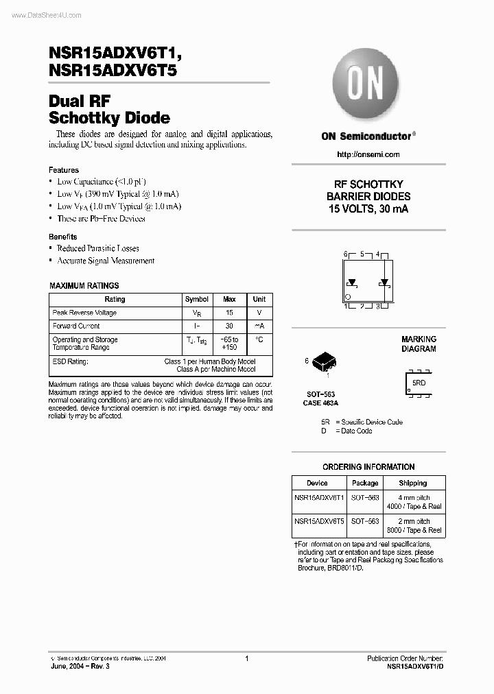 NSR15ADXV6T1_2758371.PDF Datasheet