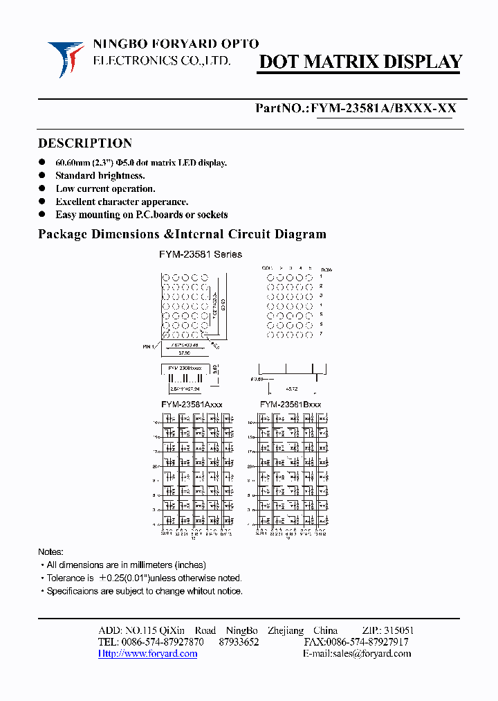 FYM-23581BXXX-3_2758845.PDF Datasheet