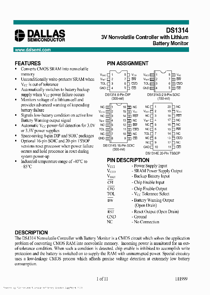 DS1314S_2759156.PDF Datasheet