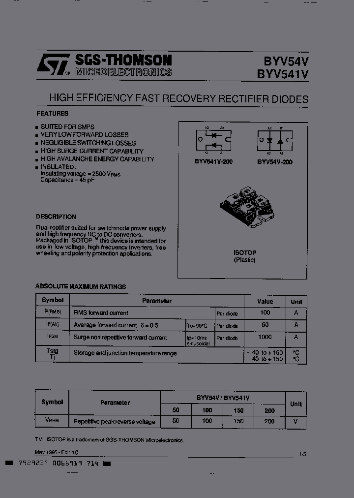 BYV54V150_2761942.PDF Datasheet