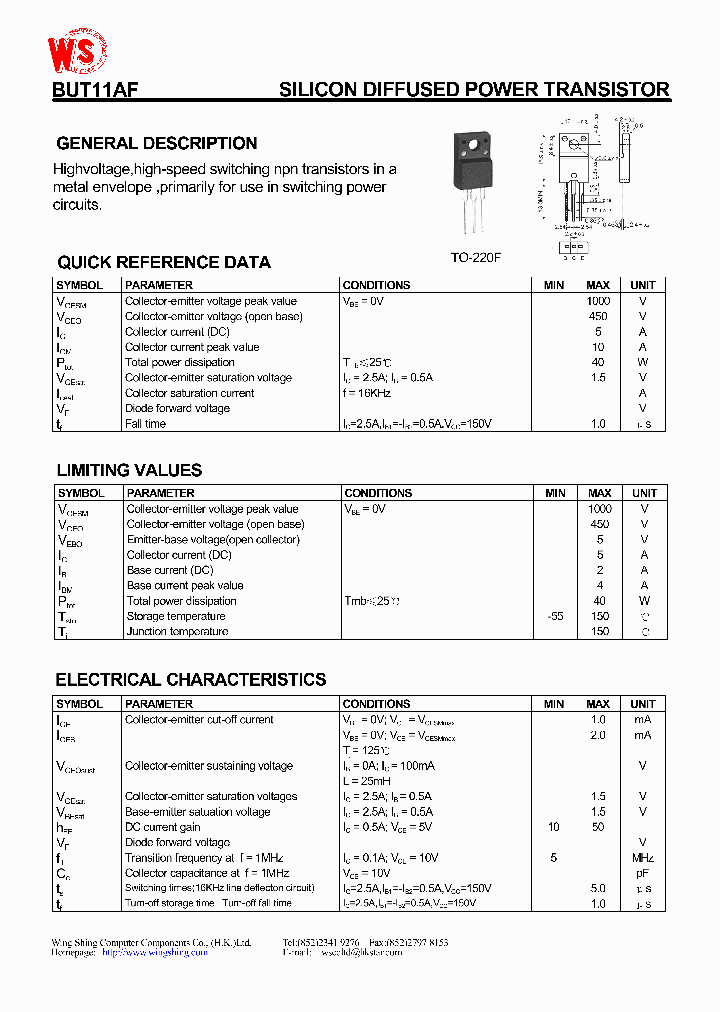 BUT11AF_2763075.PDF Datasheet