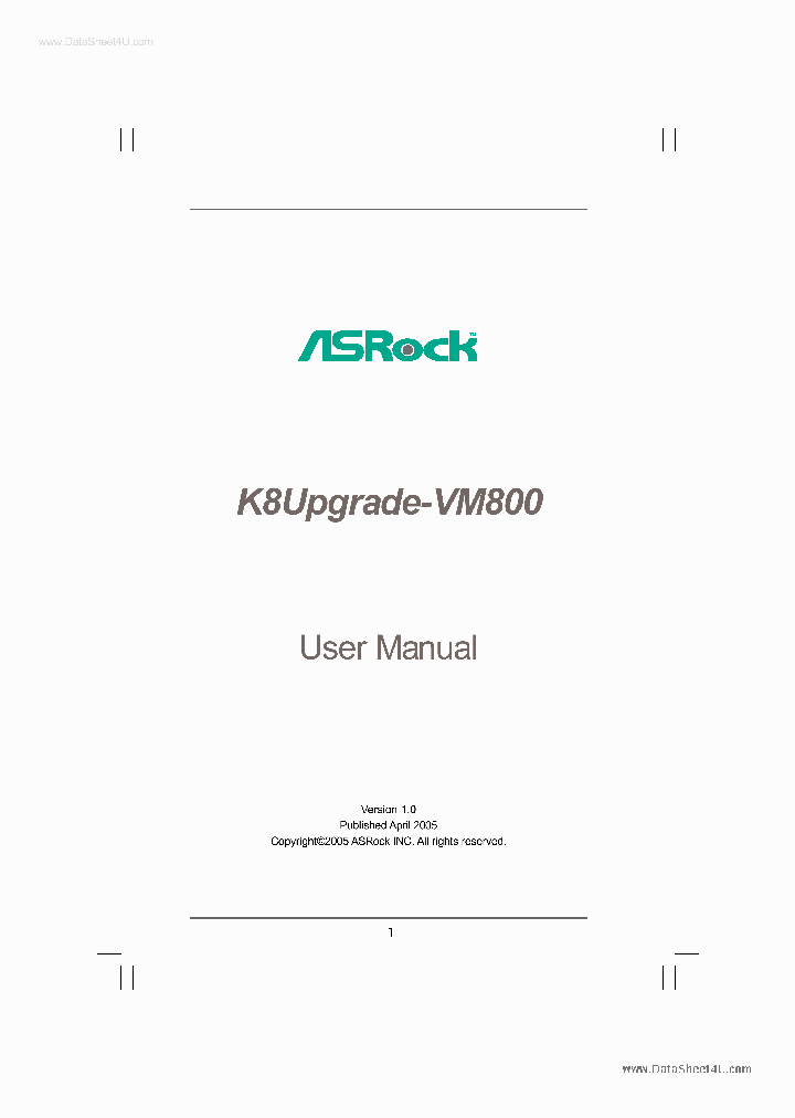 K8VM800_2763232.PDF Datasheet