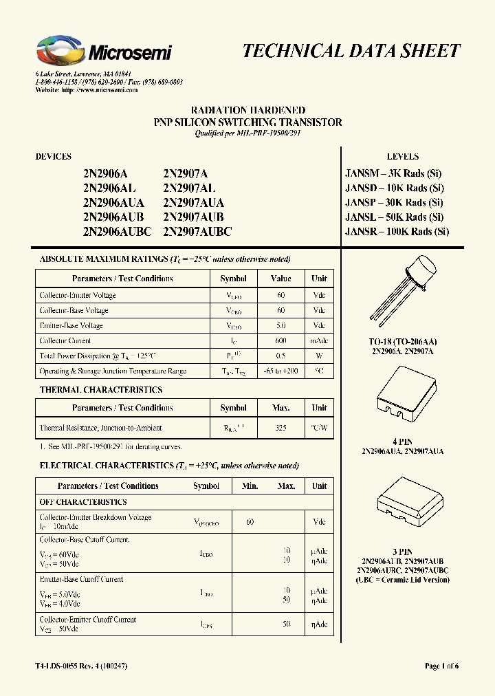 2N2907AUB_2763411.PDF Datasheet