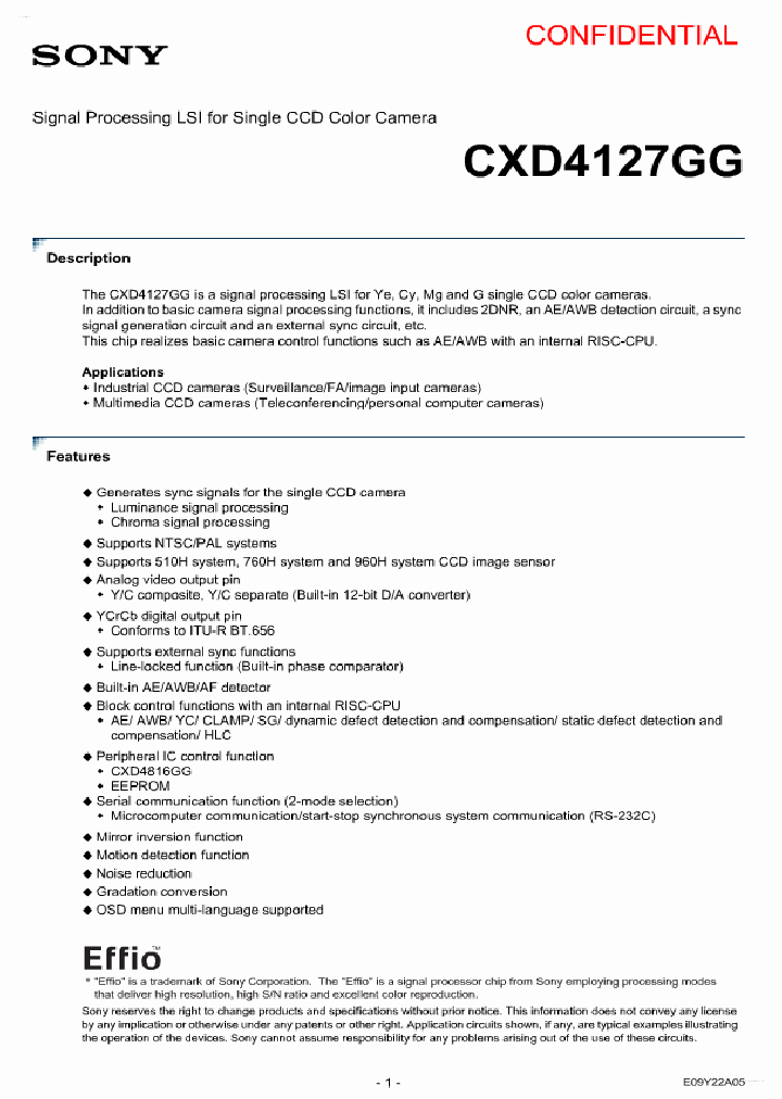 CXD4127GG_2763497.PDF Datasheet