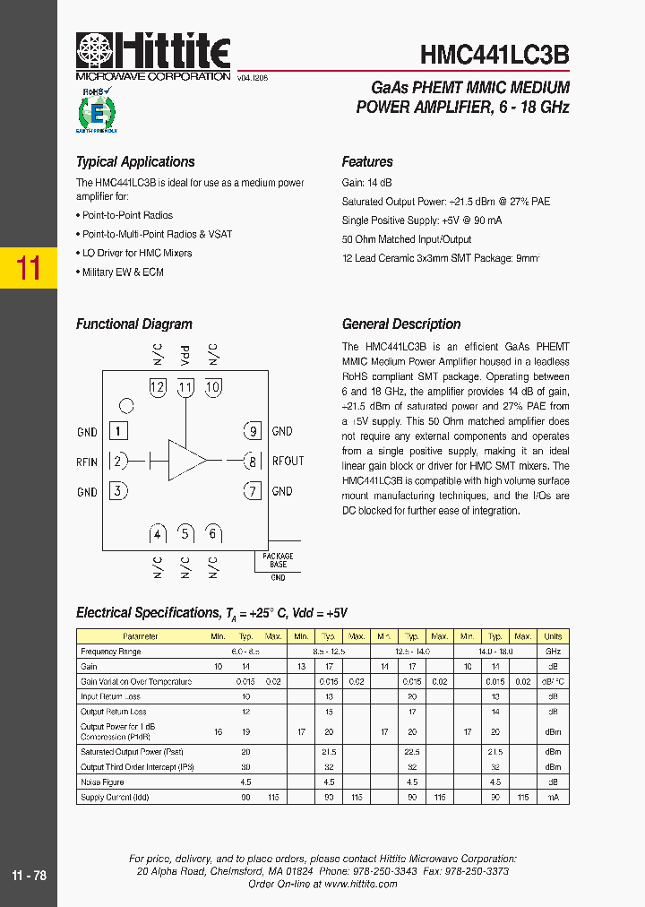 HMC441LC3B08_2763595.PDF Datasheet