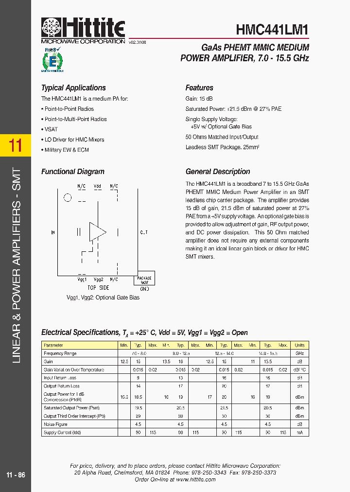 HMC441LM109_2763600.PDF Datasheet
