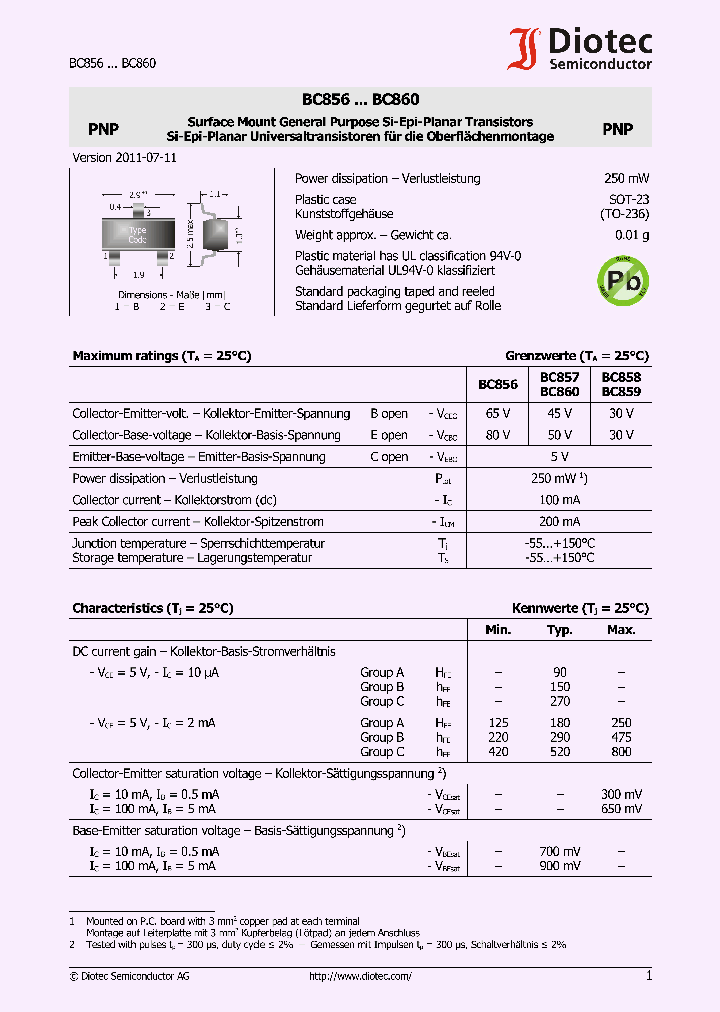 BC858_2764293.PDF Datasheet
