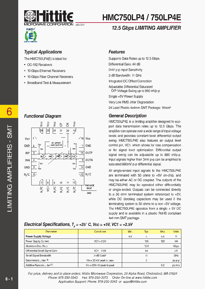HMC750LP411_2764566.PDF Datasheet