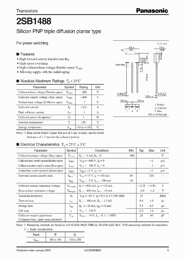 2SB1488_2765103.PDF Datasheet