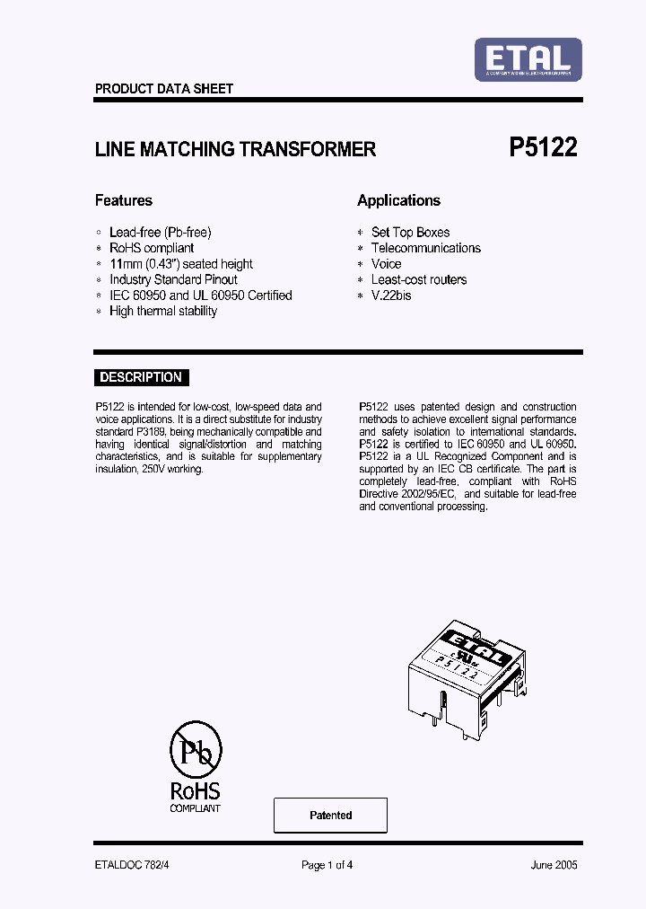 P5122_2766467.PDF Datasheet
