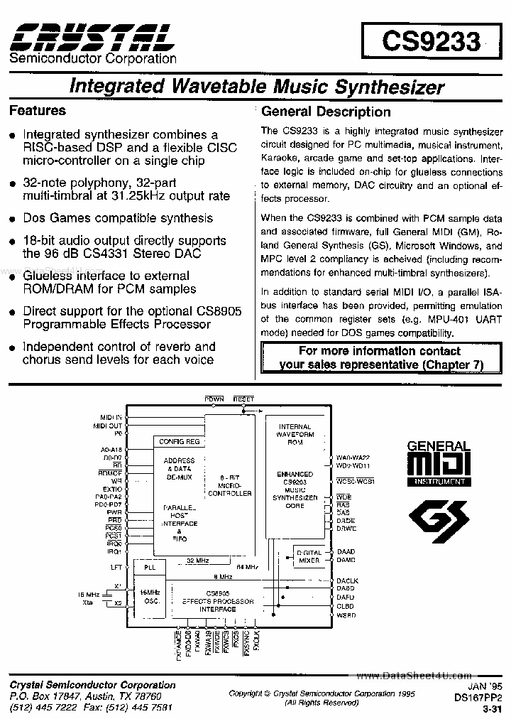 CS9233_2766795.PDF Datasheet