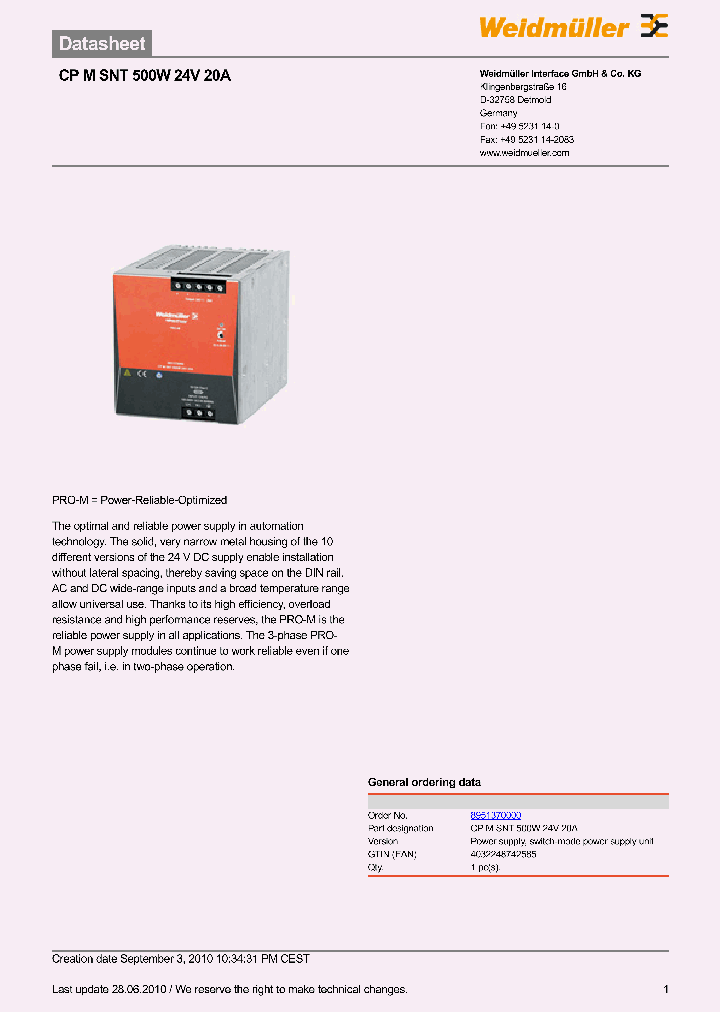 8951370000_2766778.PDF Datasheet