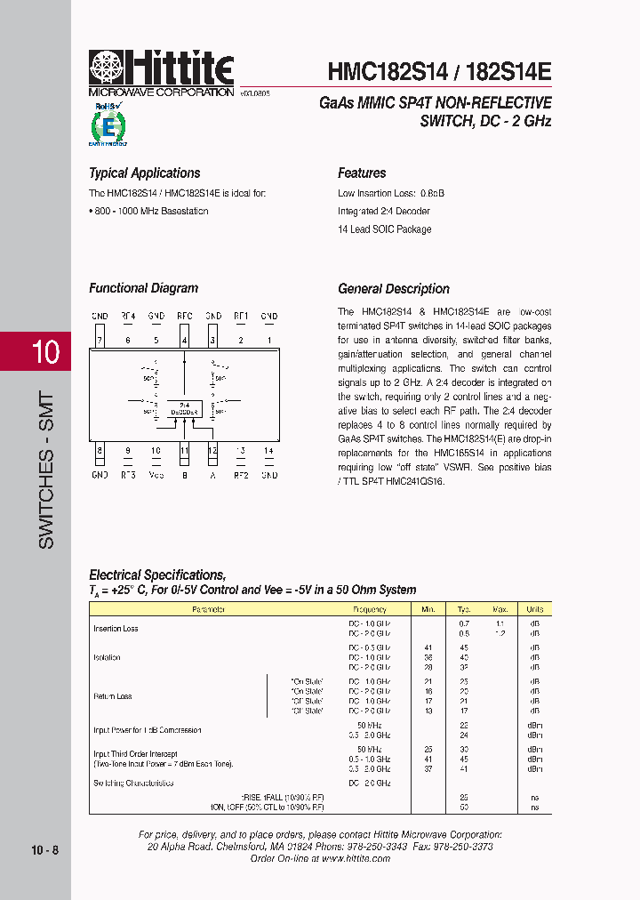 HMC182S14_2768111.PDF Datasheet