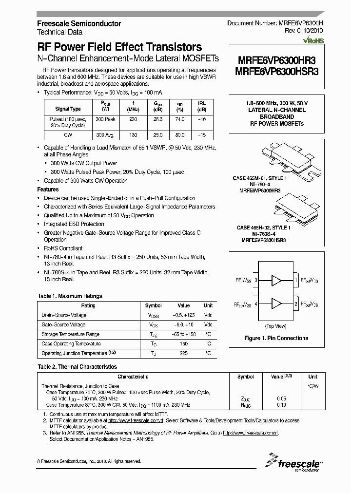 MRFE6VP6300HSR3_2769250.PDF Datasheet