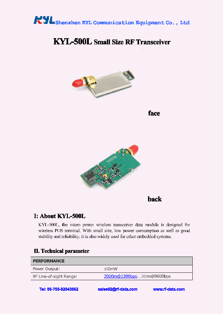 KYL-500L_2771871.PDF Datasheet