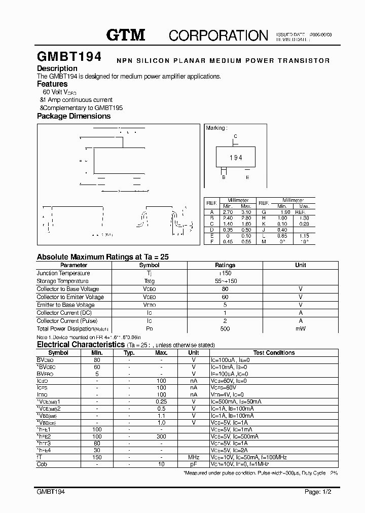 GMBT194_2771495.PDF Datasheet