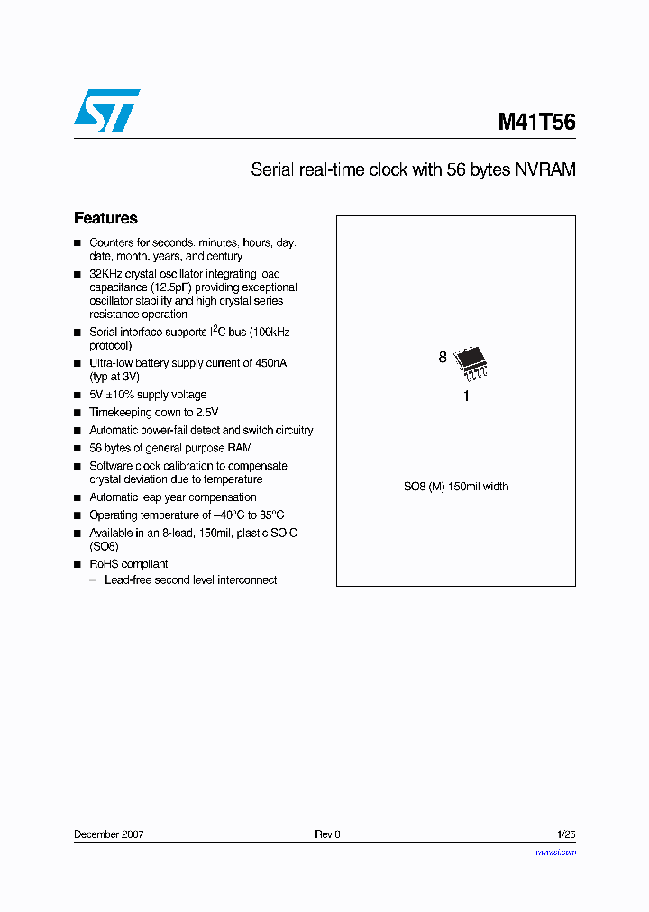 M41T56M6E_2772105.PDF Datasheet