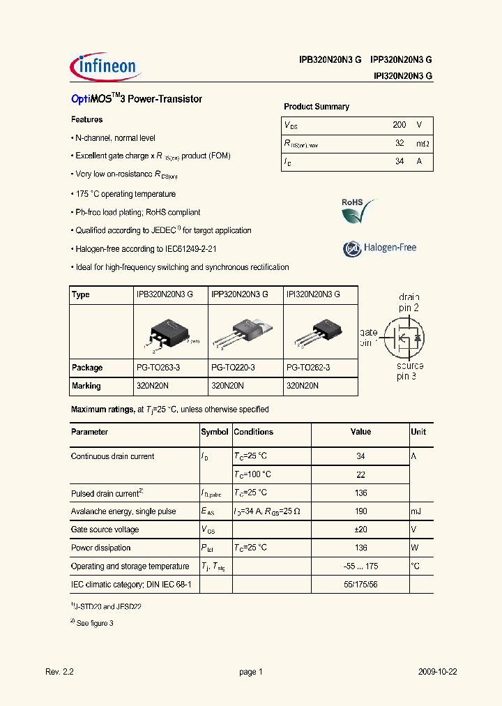 IPB320N20N3G_2772440.PDF Datasheet