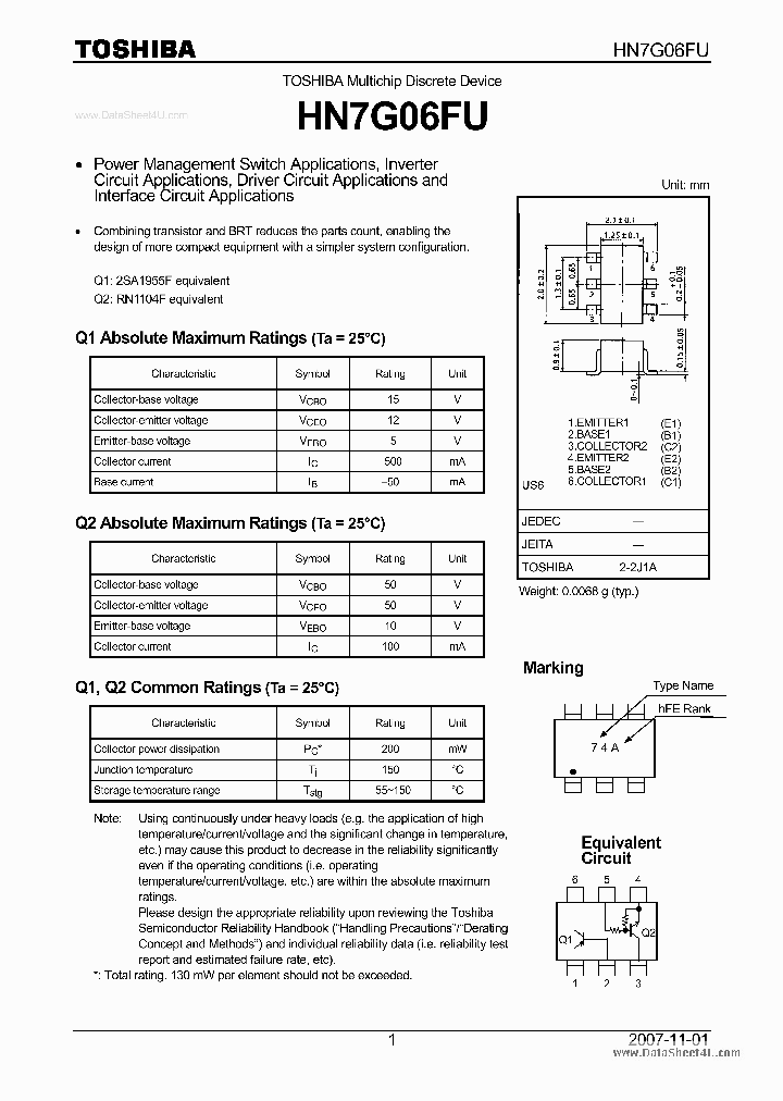 HN7G06FU_2775438.PDF Datasheet