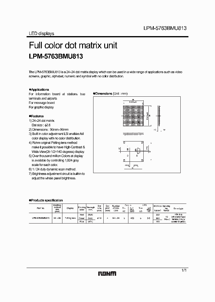 LPM-5763BMU813_2776920.PDF Datasheet