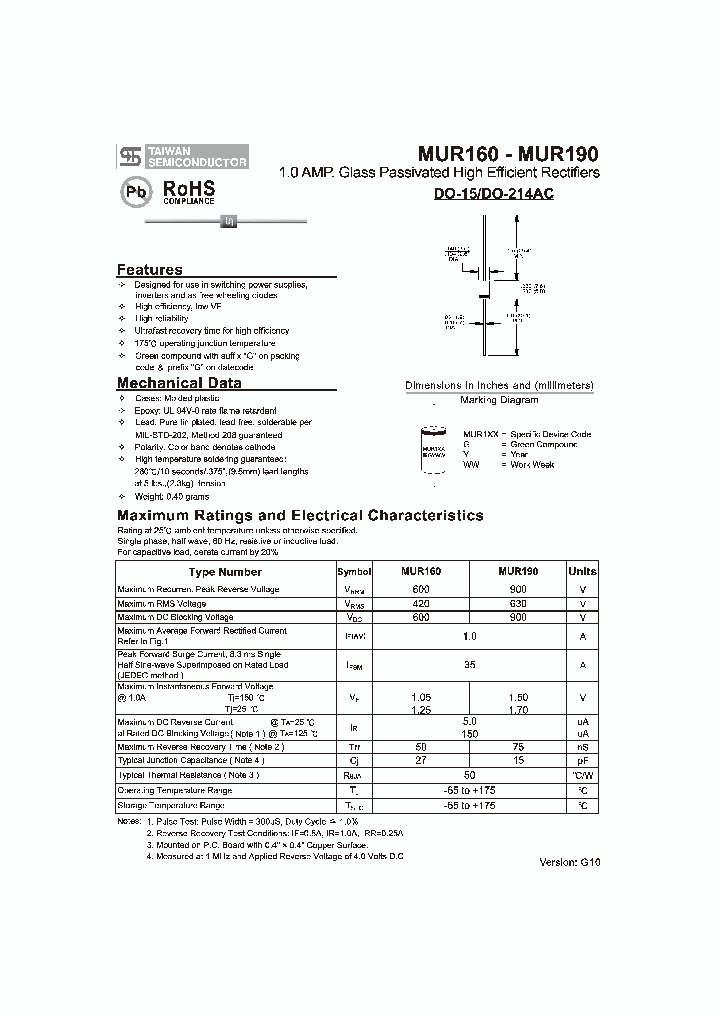 MUR160_2777274.PDF Datasheet
