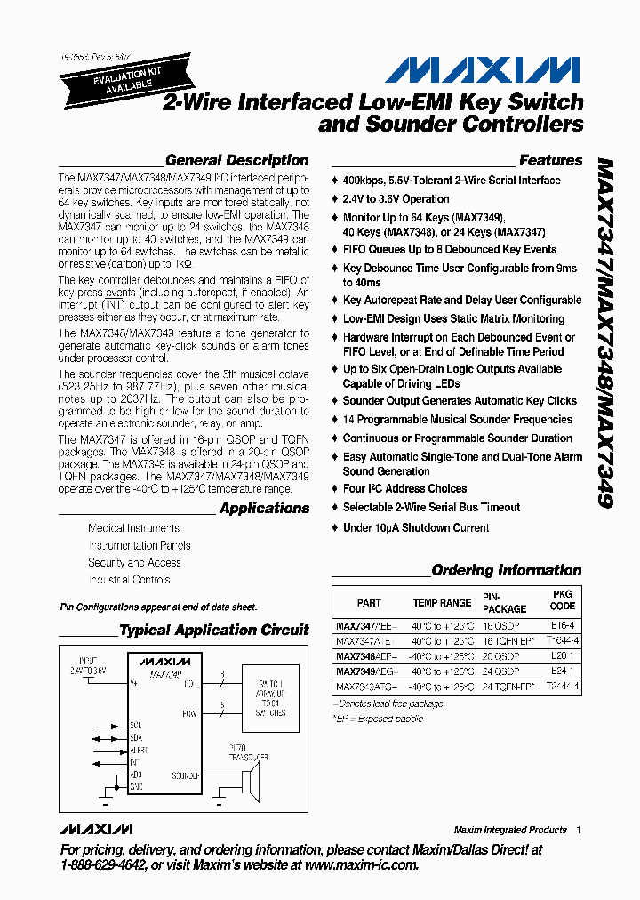 MAX7347_2779272.PDF Datasheet