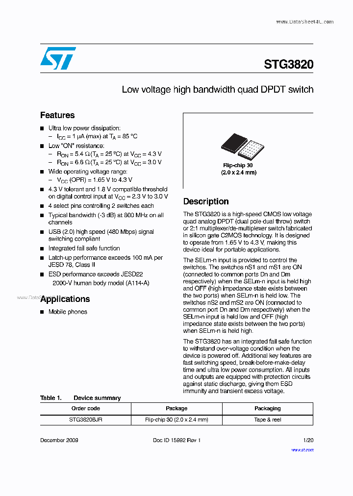 STG3820_2779834.PDF Datasheet