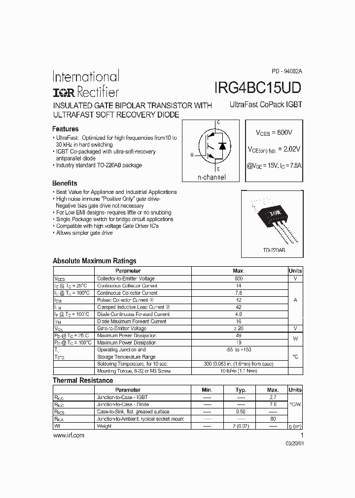 IRG4BC15UD_2780051.PDF Datasheet