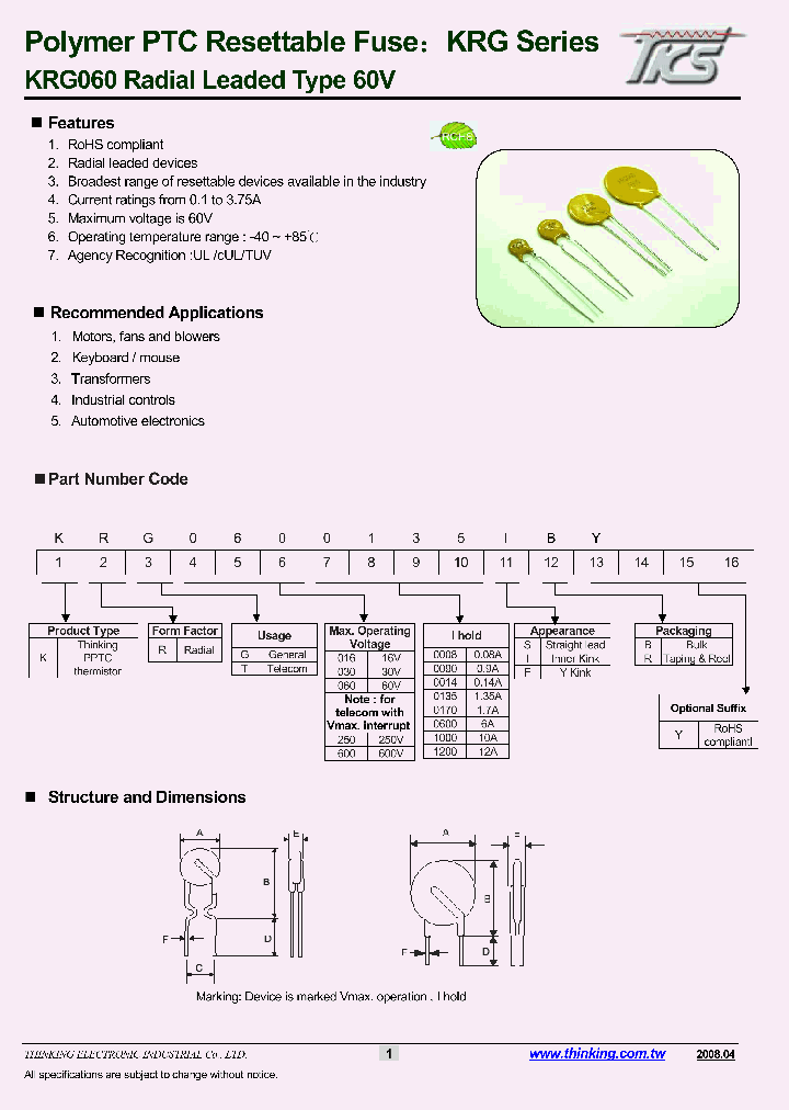 KRG0600010_2780180.PDF Datasheet
