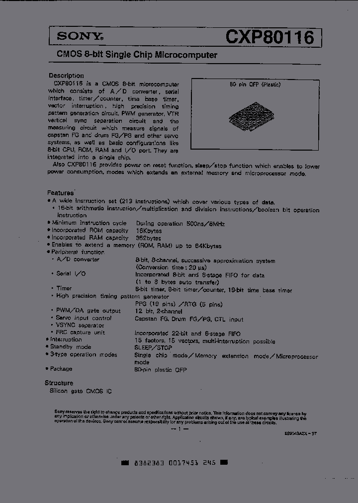CXP80116_2780536.PDF Datasheet